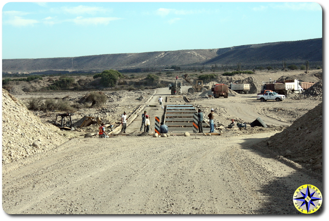 baja mexico bridge construction